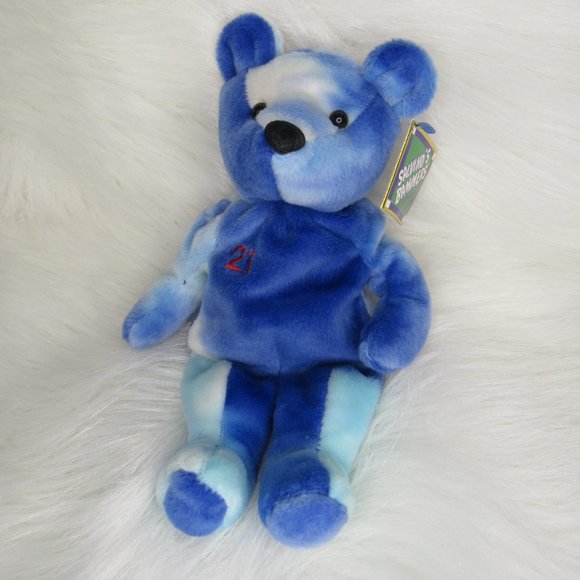 Salvino's Bammers Opening Day Sammy Sosa #21 Blue Beanie Bear - Picture 2 of 11